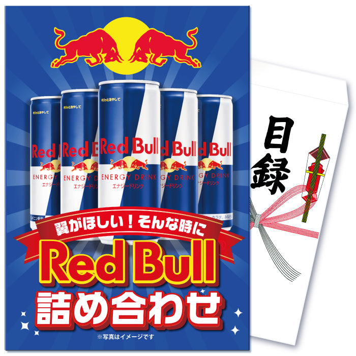 【単品】景品 翼を授ける!レッドブル詰め合わせ【パネル・目録付き】