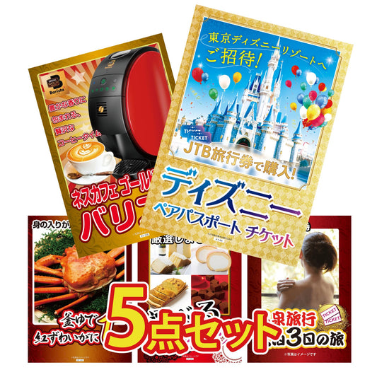 ディズニーチケット 5点セット(KY-106b)