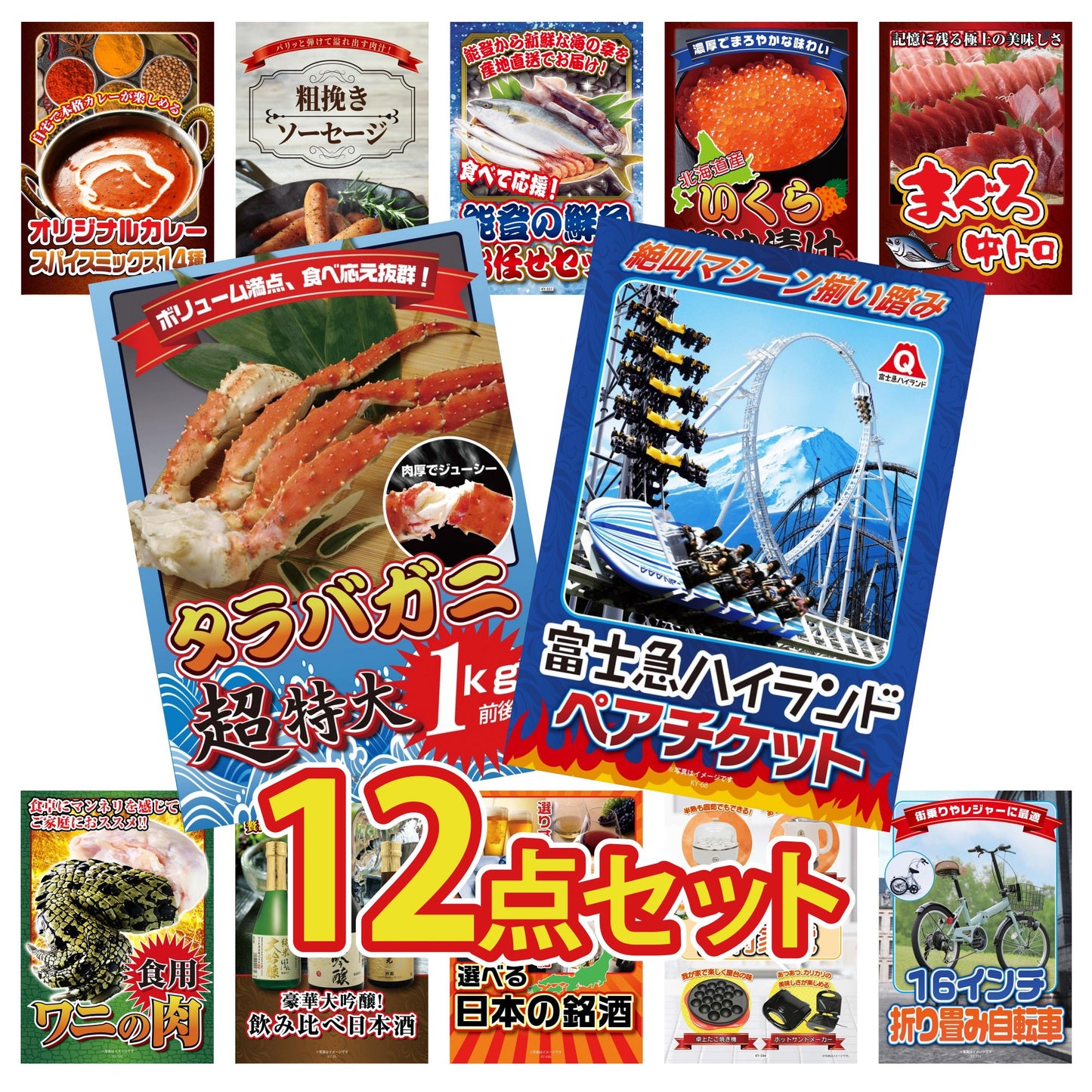 折り畳み自転車(MG-CM16L) 12点セット(KY-111)