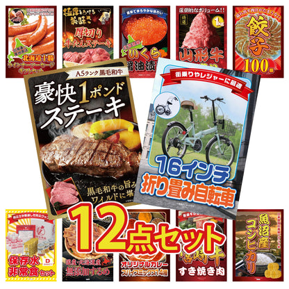 折り畳み自転車(MG-CM16L)12点セット