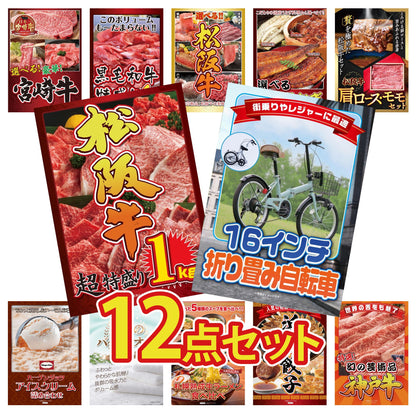 折り畳み自転車(MG-CM16L)12点セット