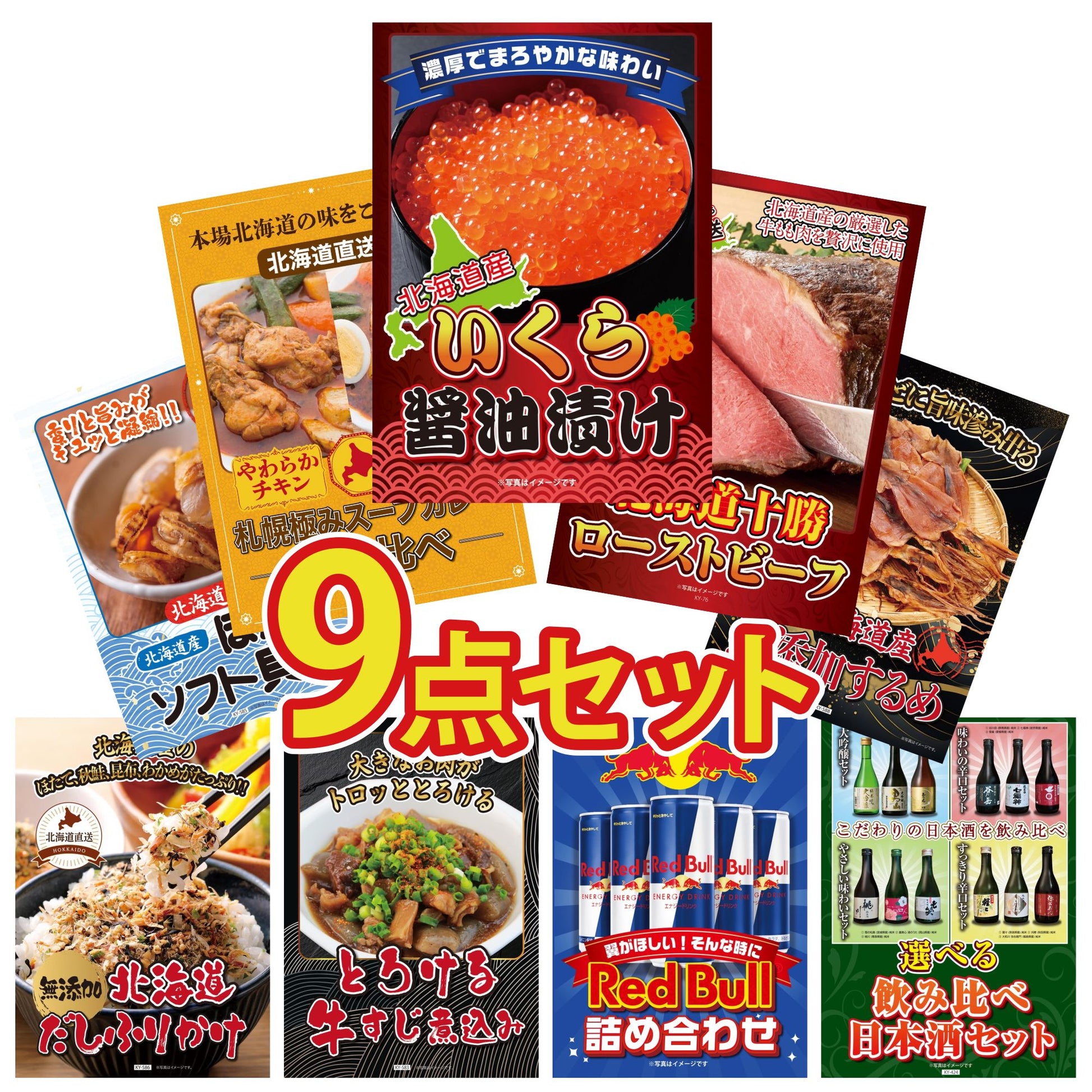 北海道 いくら醤油漬け（200ｇ） 9点セット