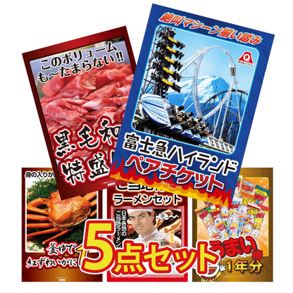 富士急ハイランドチケット 5点セット(KY-135b)