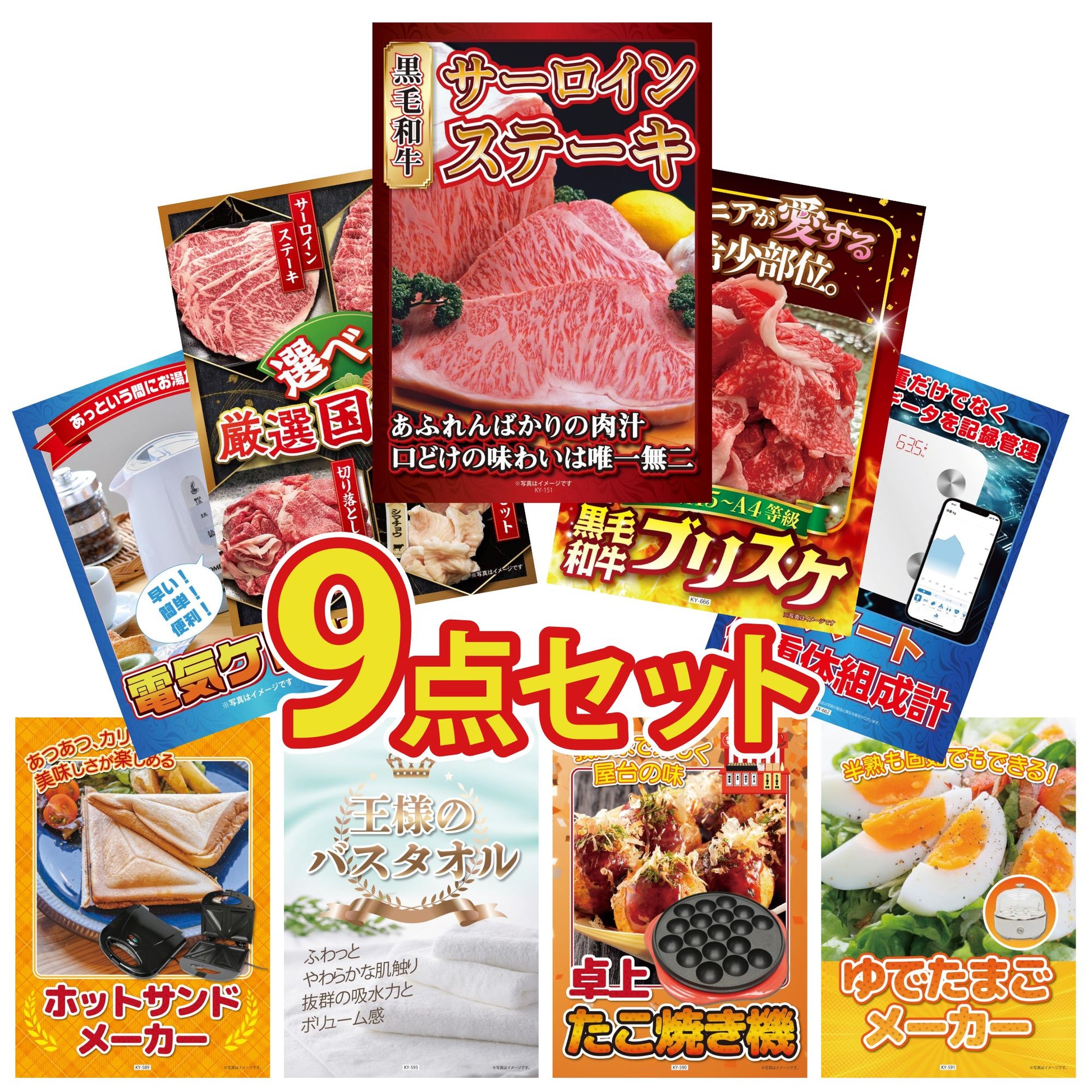 国産牛 サーロインステーキ(500g) 9点セット