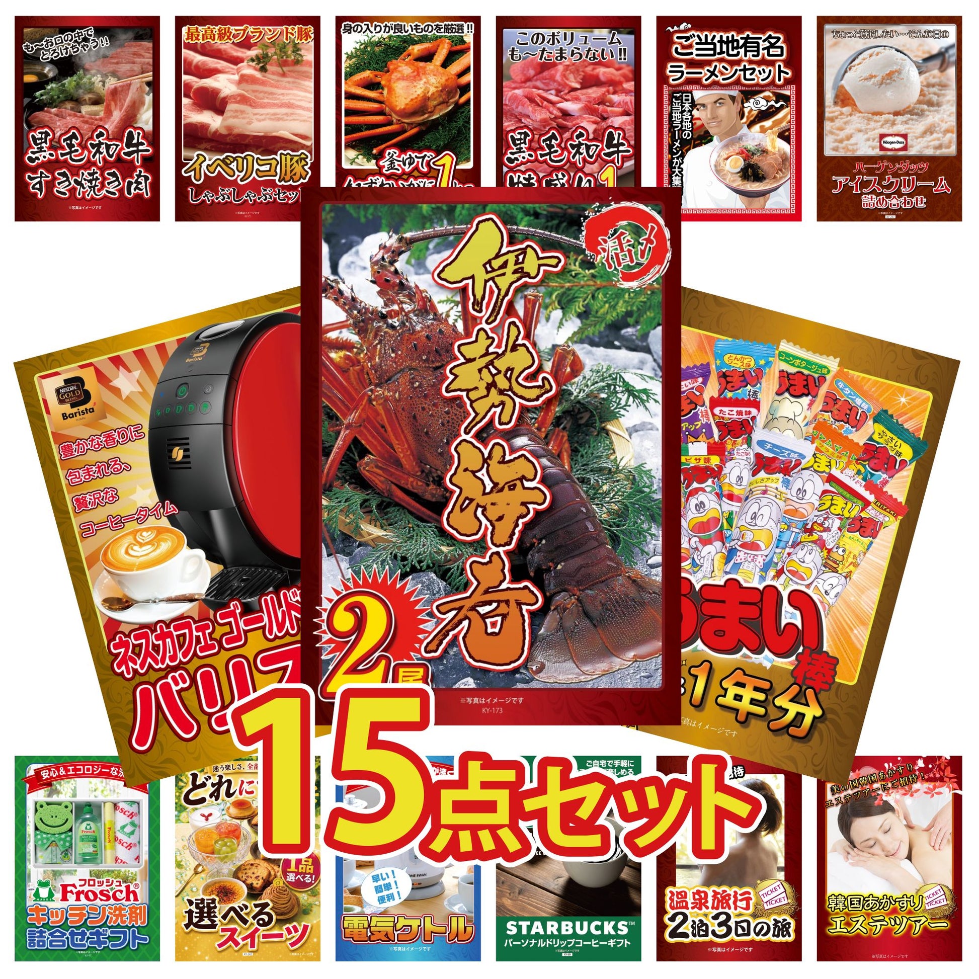 【DVD】伊勢海老 15点セット(KY-173edvd)