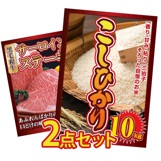 コシヒカリ10kg 2点セット(KY-183)