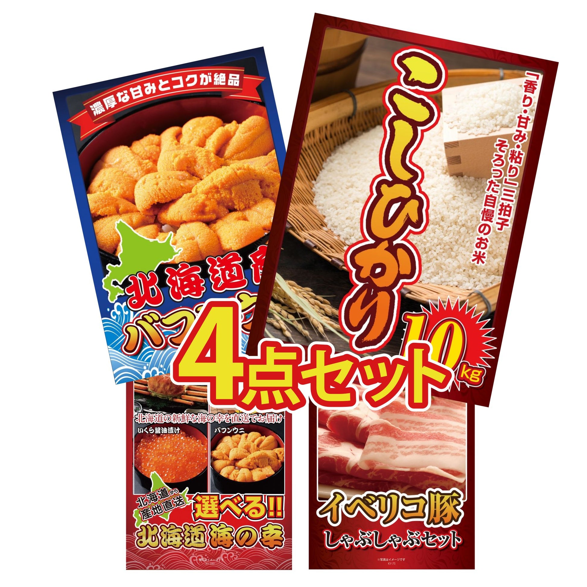 コシヒカリ10kg4点セット