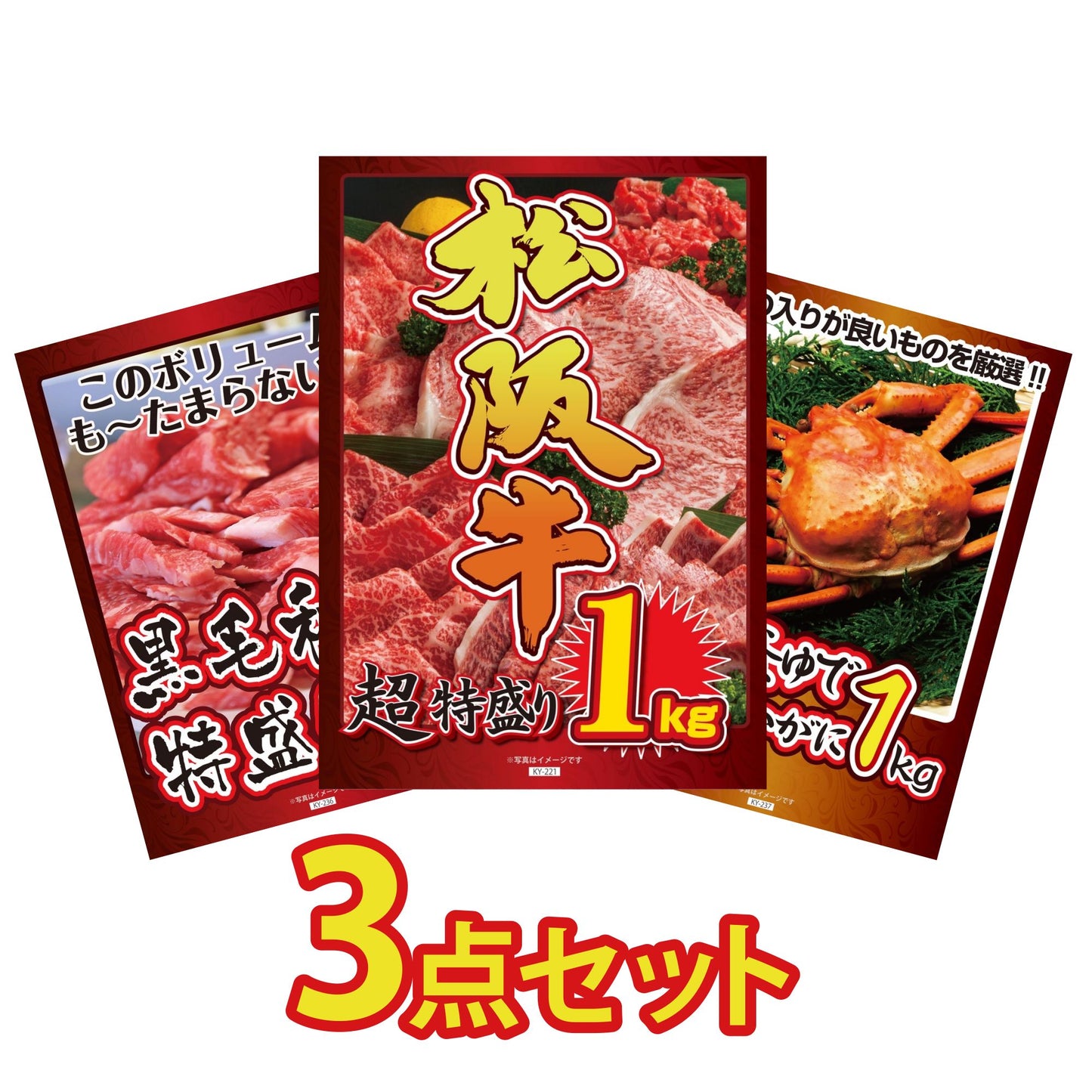 松坂牛 3点セット(KY-221a2)