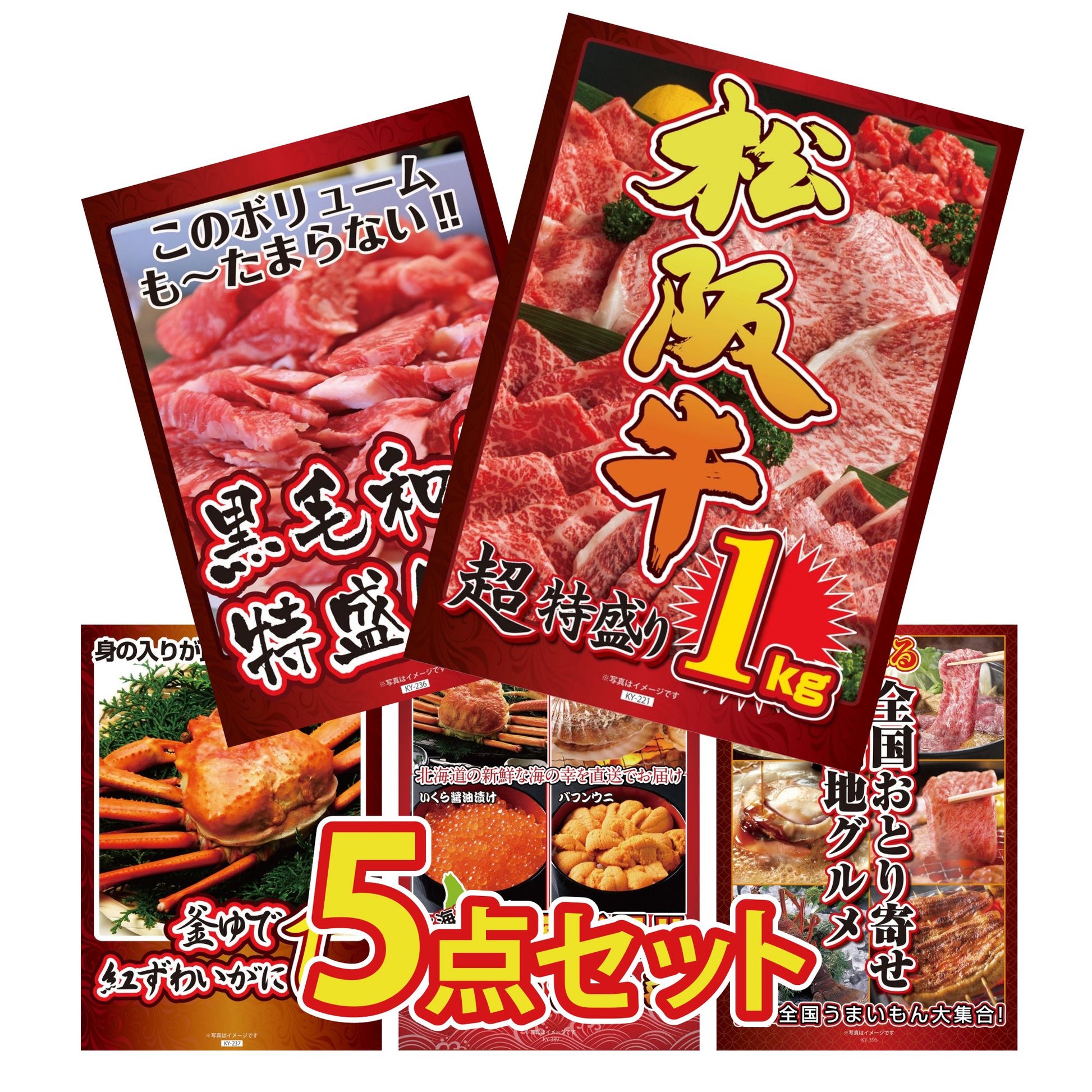 松阪牛 1kg 5点セット(KY-221)