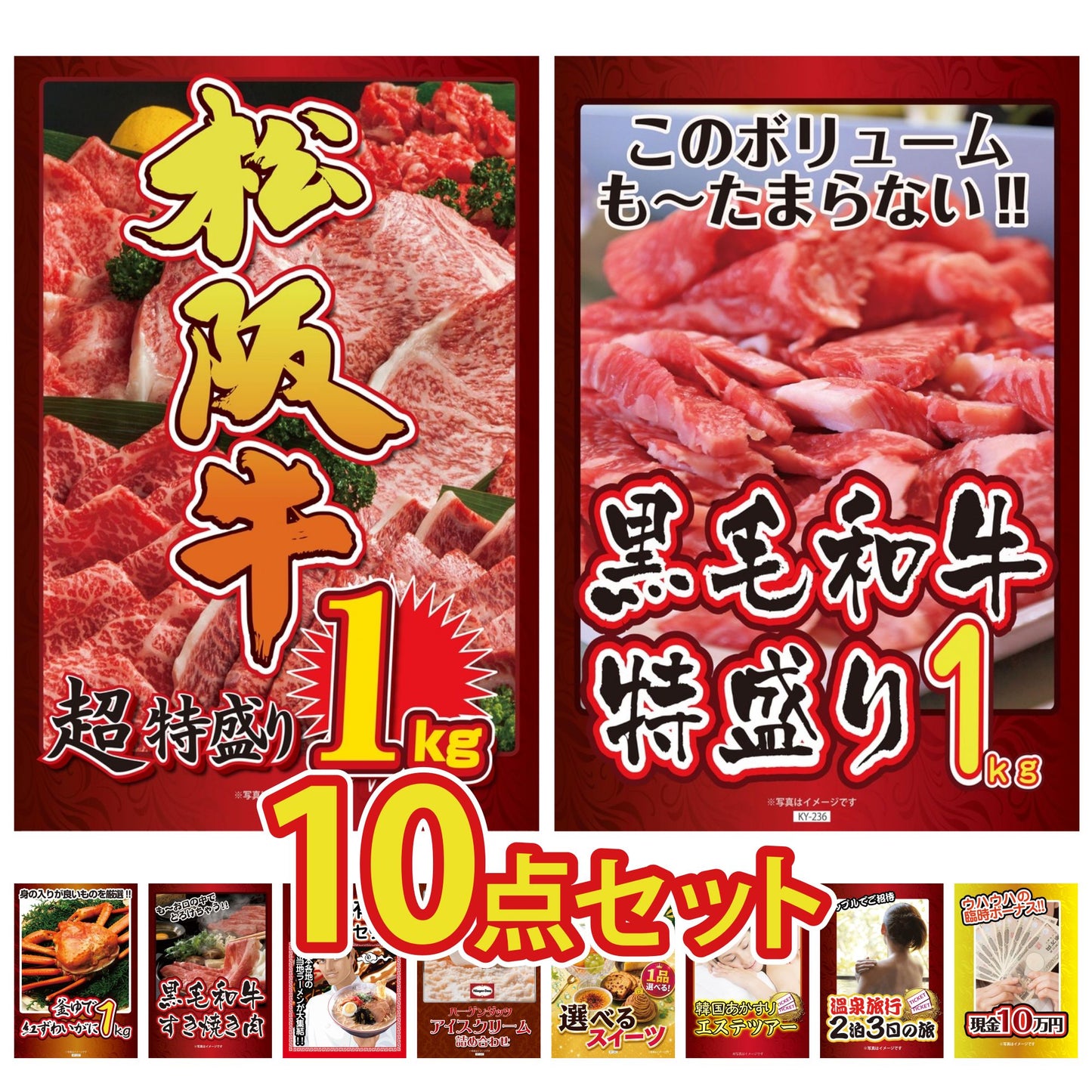 松阪牛 10点セット(KY-221d3)