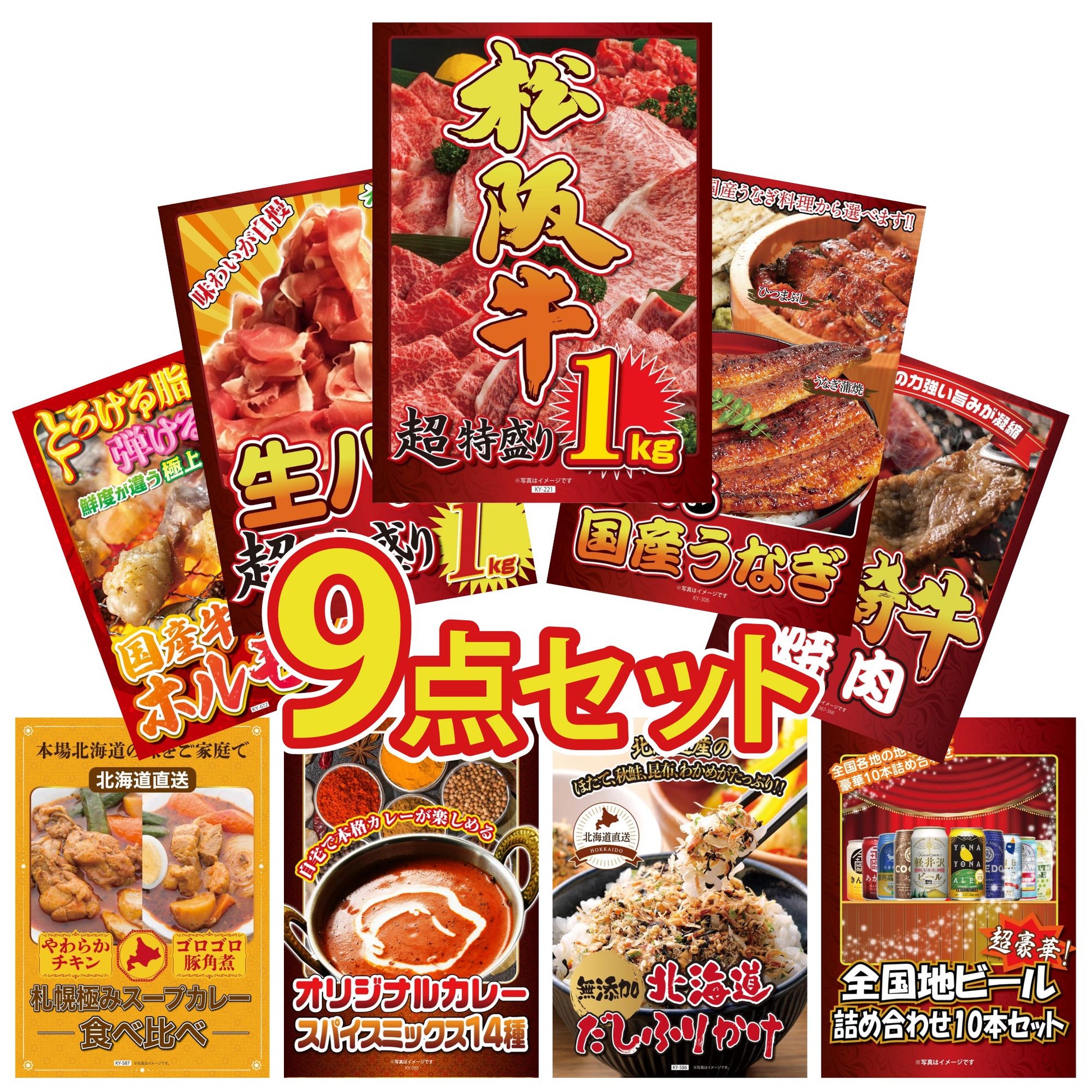 松阪牛 1kg9点セット