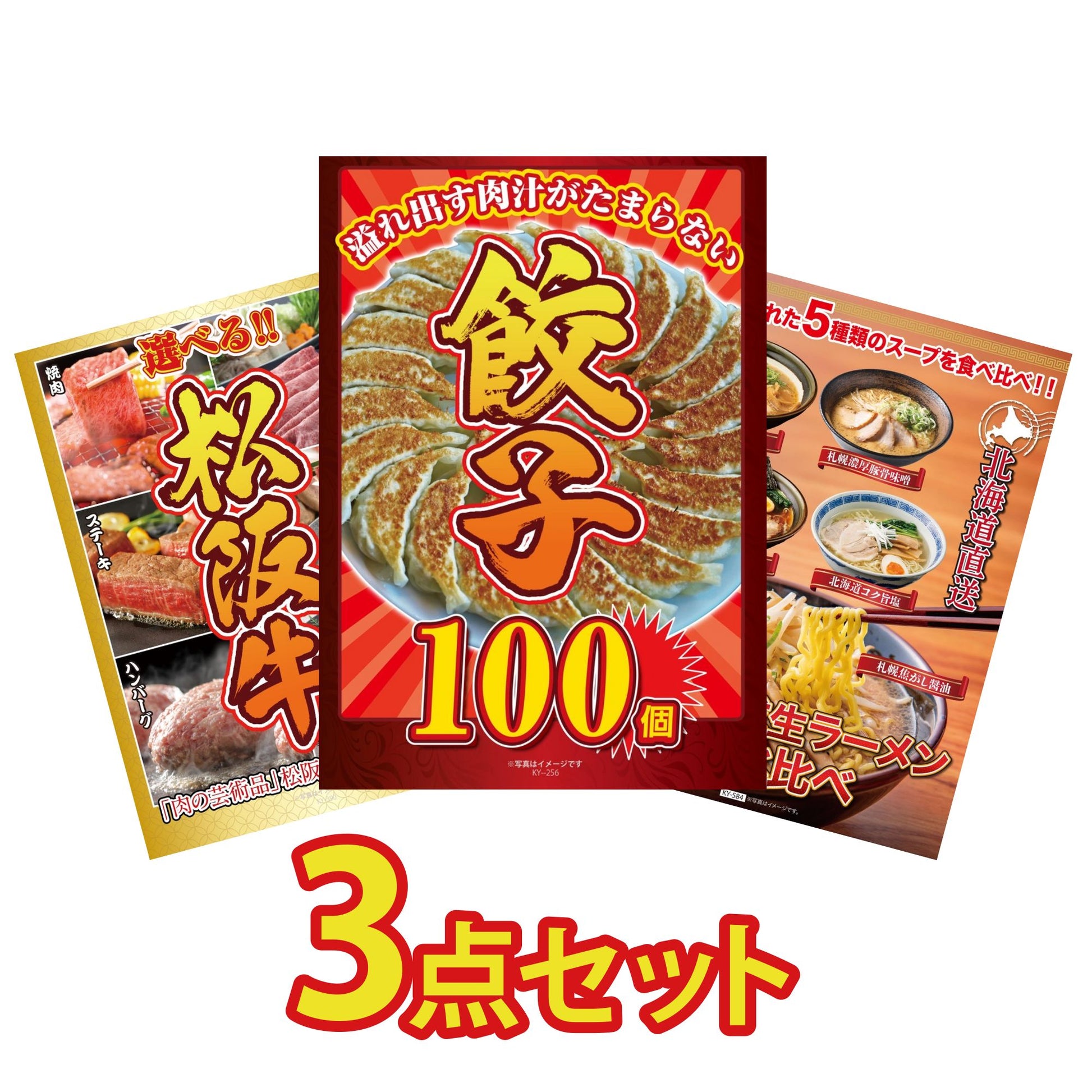 餃子100個(10個入×10) 3点セット(KY-256)