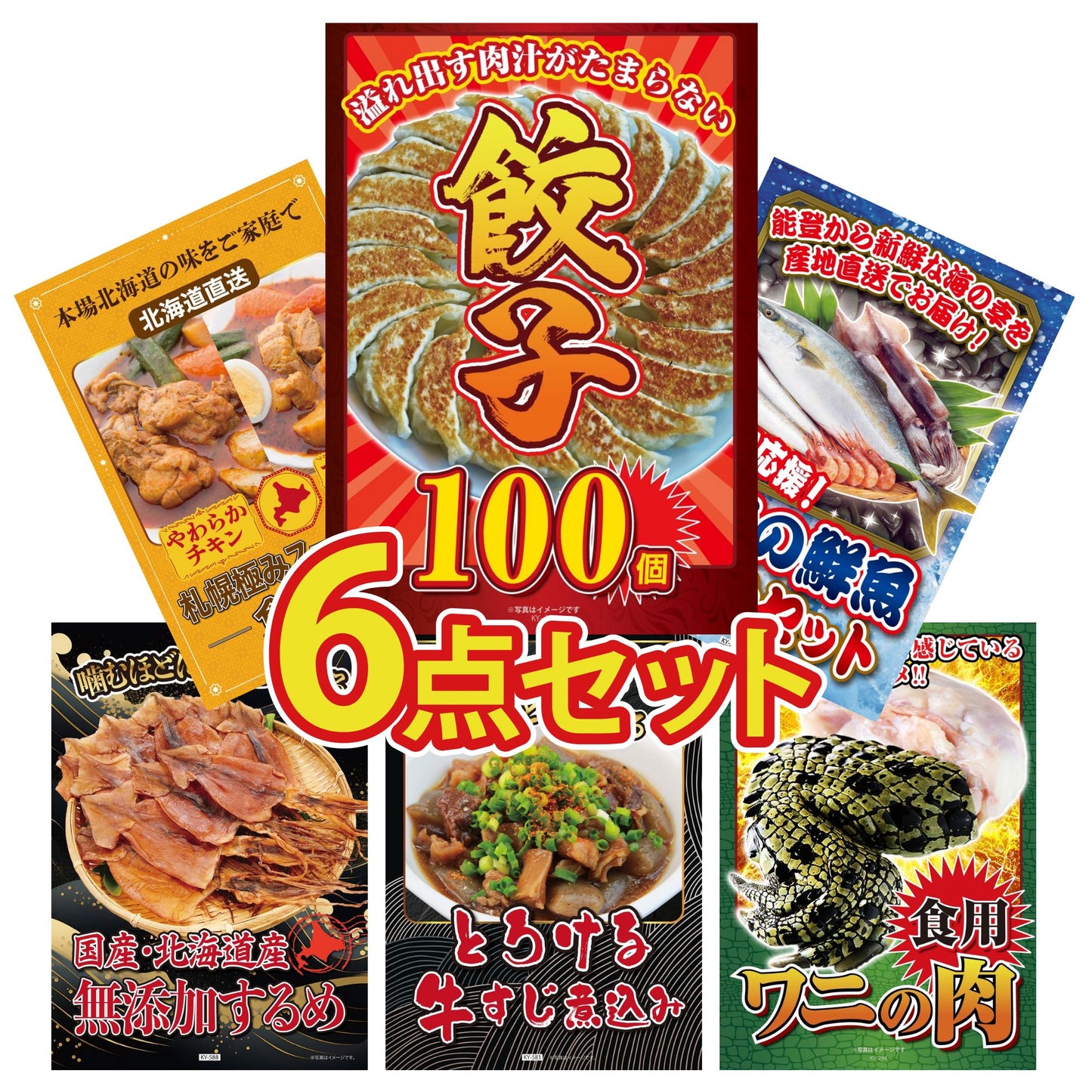 餃子100個(10個入×10) 6点セット