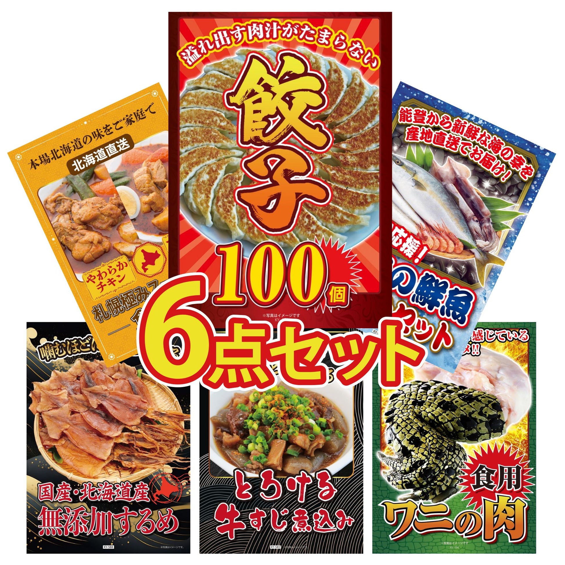餃子100個(10個入×10) 6点セット