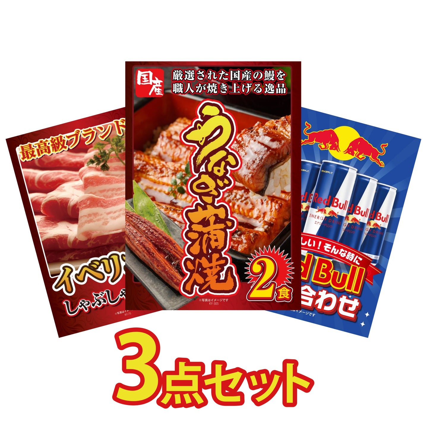 国産 うなぎ蒲焼(120g×2) 3点セット(KY-305)