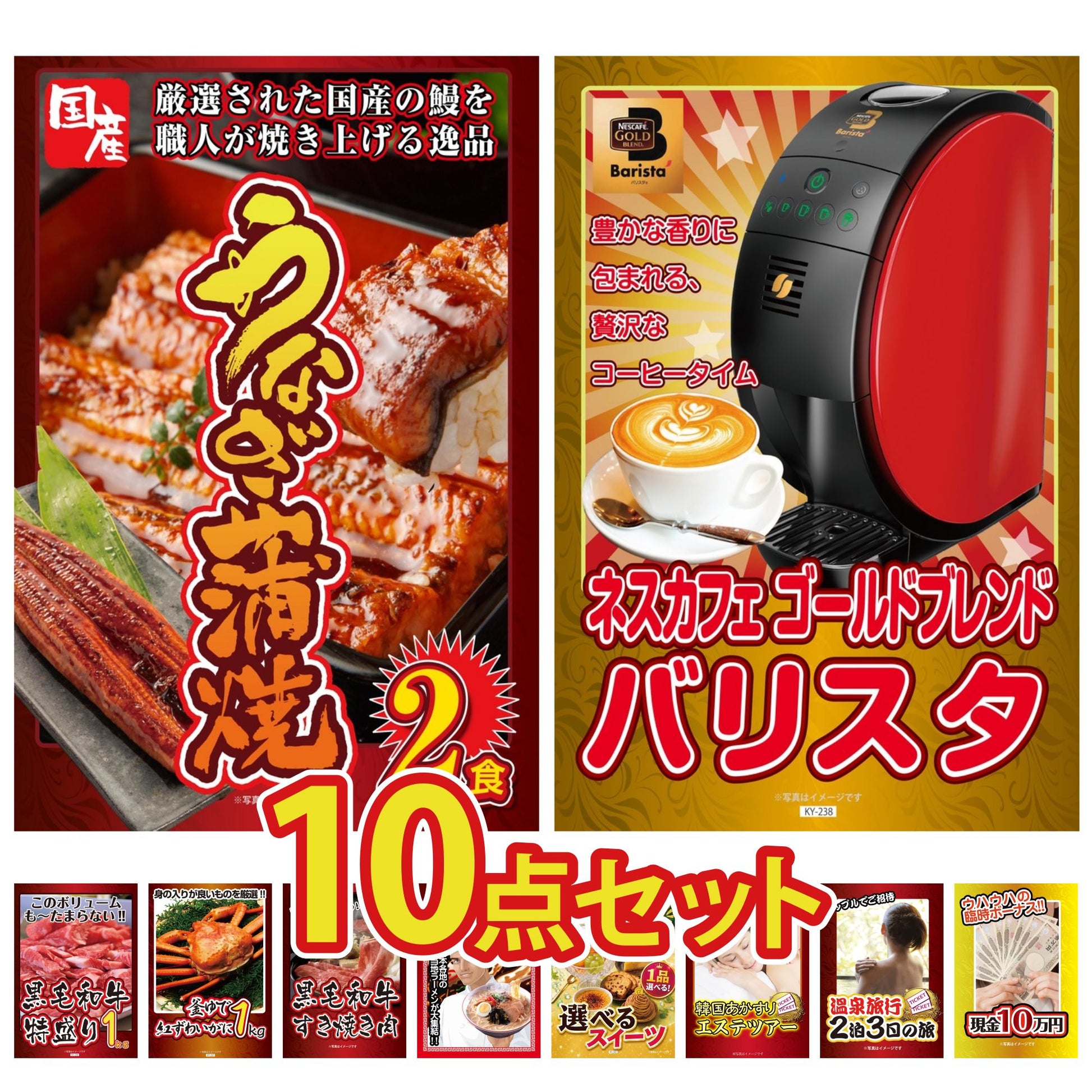 国産 うなぎ蒲焼 10点セット(KY-305d3)