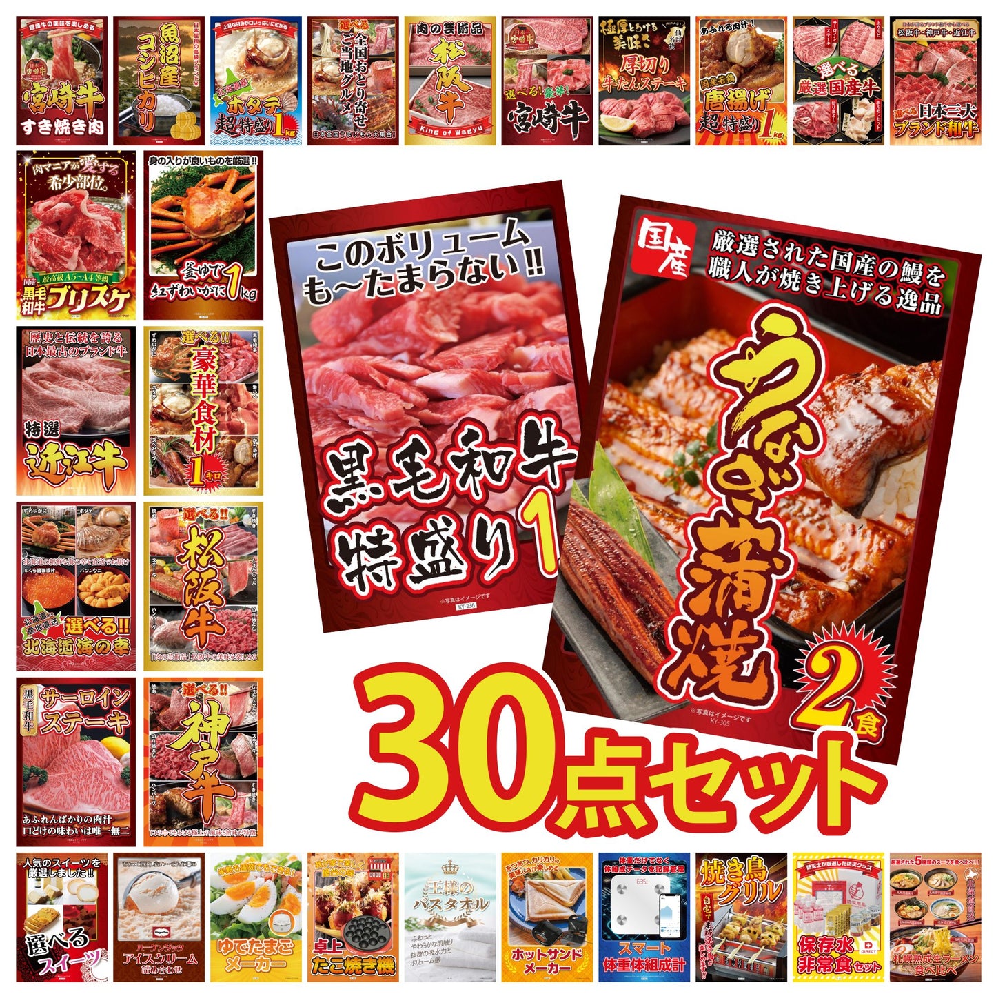 国産 うなぎ蒲焼(120g×2) 30点セット(KY-305)