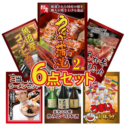 国産 うなぎ蒲焼 6点セット(KY-305r1)