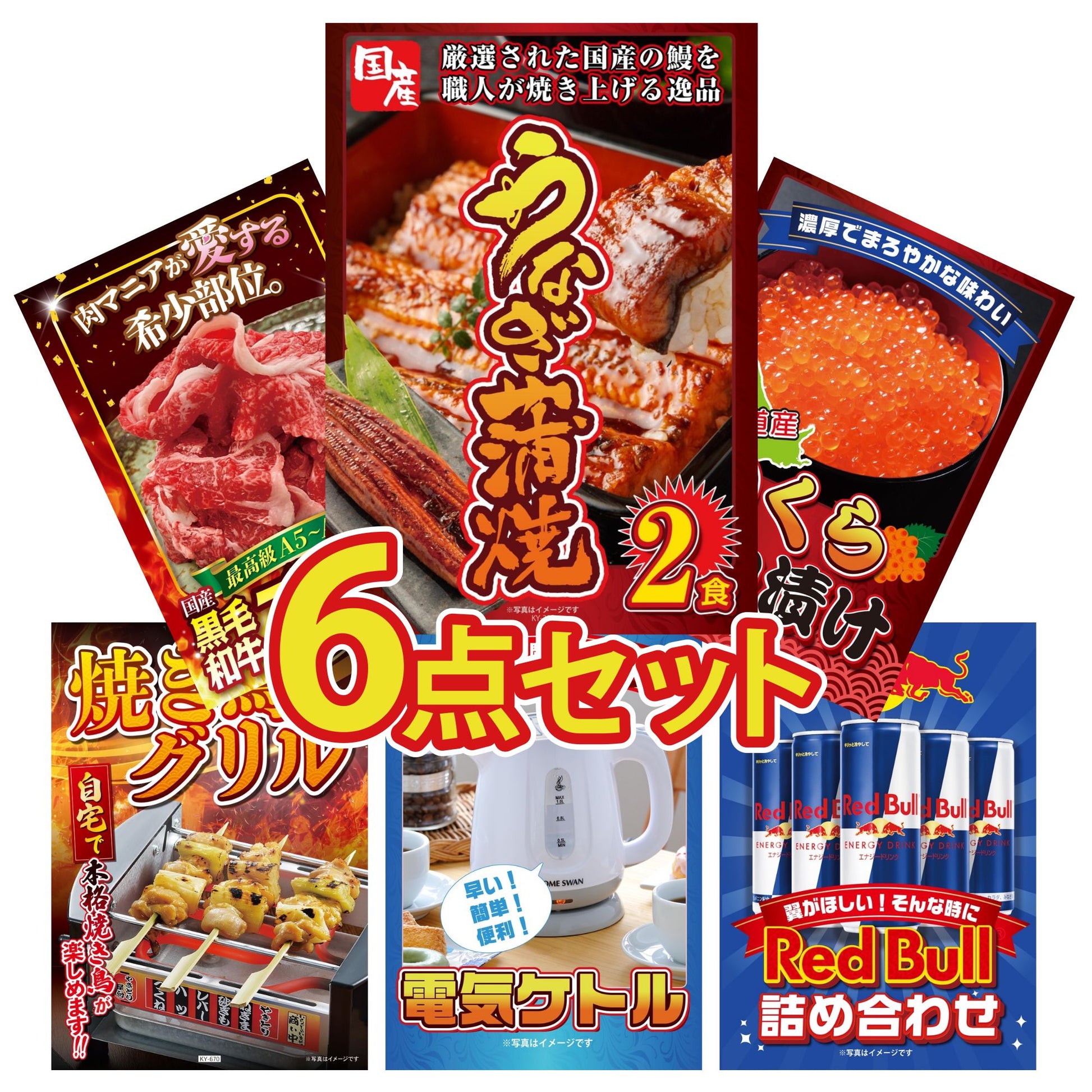 国産 うなぎ蒲焼(120g×2)6点セット