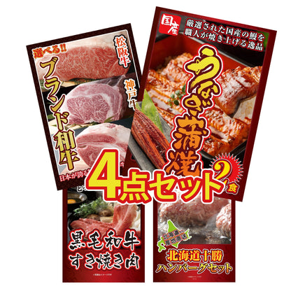 国産 うなぎ蒲焼(120g×2) 4点セット(KY-305)
