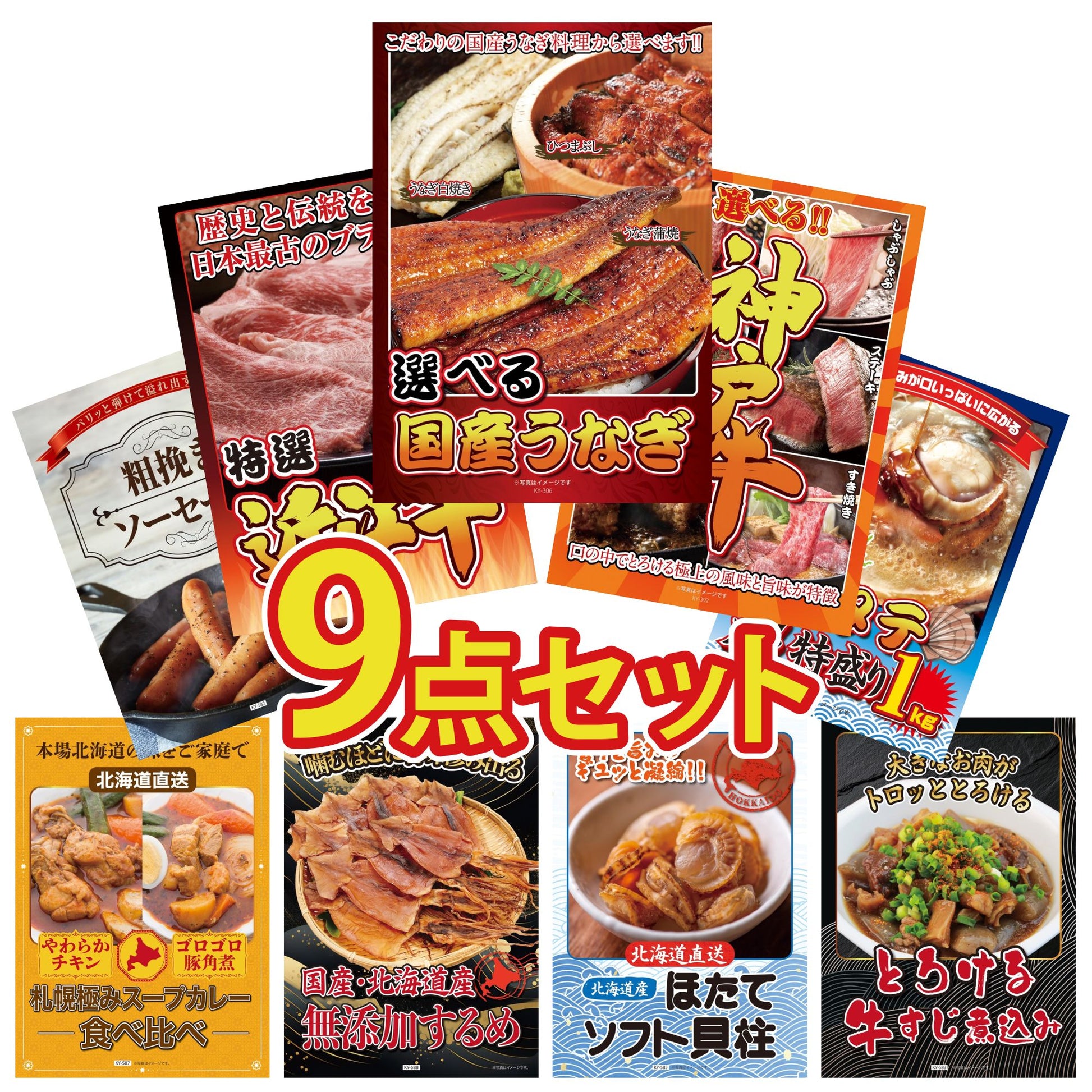 選べる国産うなぎ 9点セット