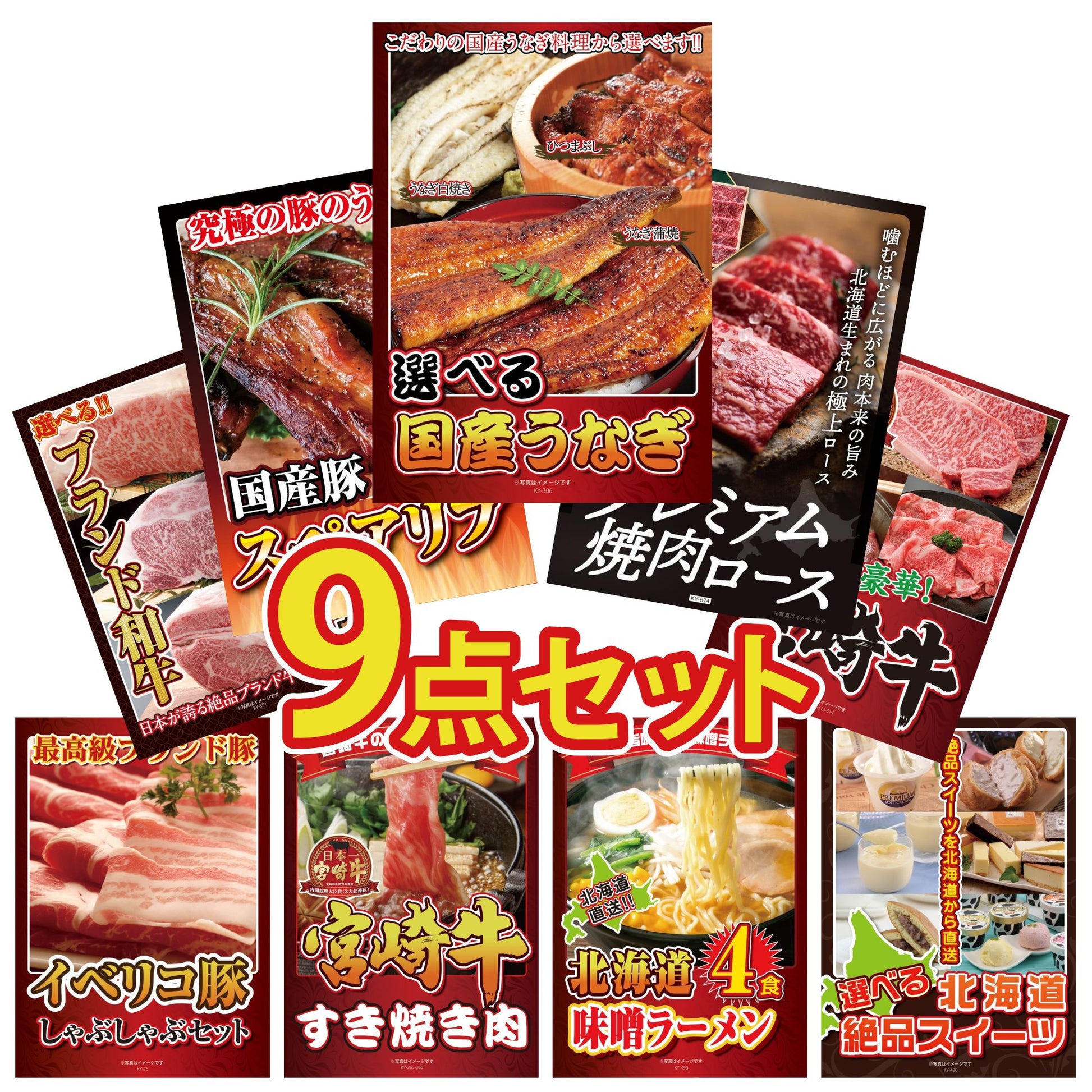 選べる国産うなぎ9点セット