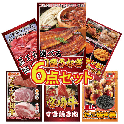 選べる国産うなぎ6点セット