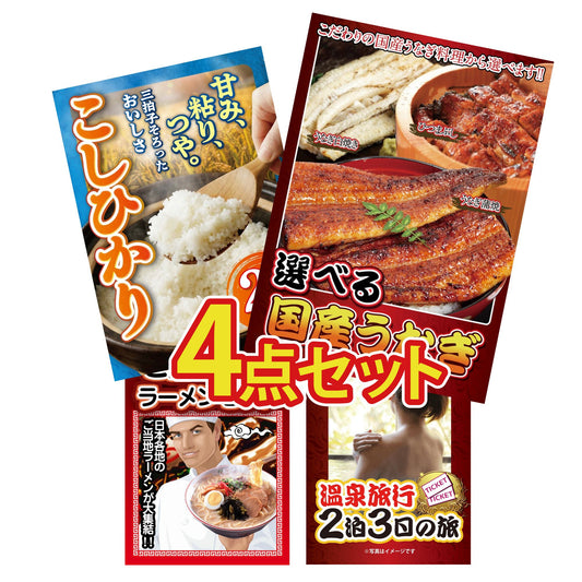 選べる国産うなぎ 4点セット(KY-306y3)