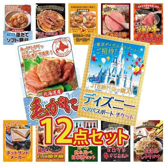 ディズニーペアチケット(JTB旅行券18,000円分) 12点セット