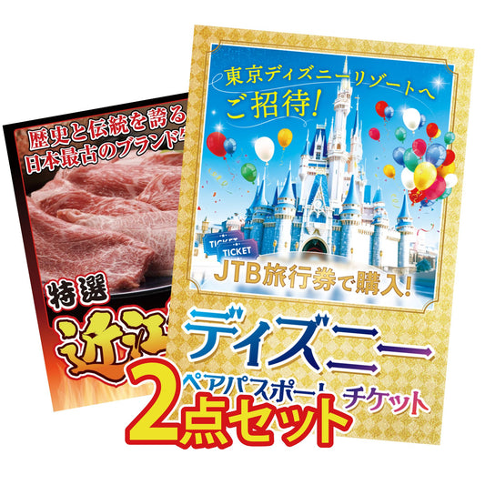 ディズニーペアチケットが目玉の2点セット（KY-30t2）