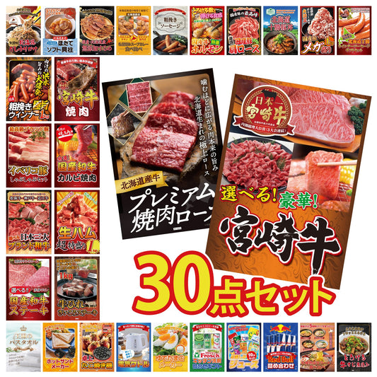 選べる宮崎牛 Bコース 30点セット