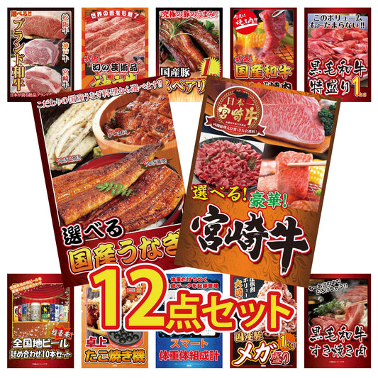 選べる宮崎牛 Bコース12点セット