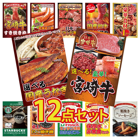 選べる宮崎牛 Bコース12点セット