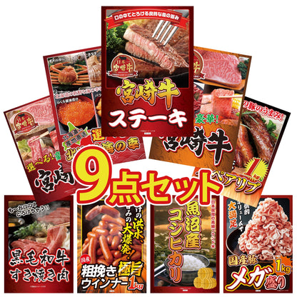 宮崎牛ロースステーキ(150g×2)9点セット