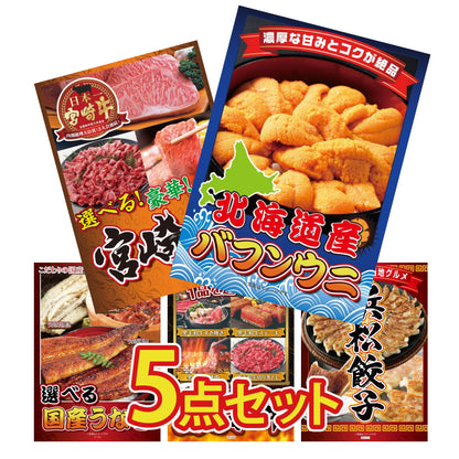 北海道 塩水バフンウニ(100g) 5点セット(KY-317)