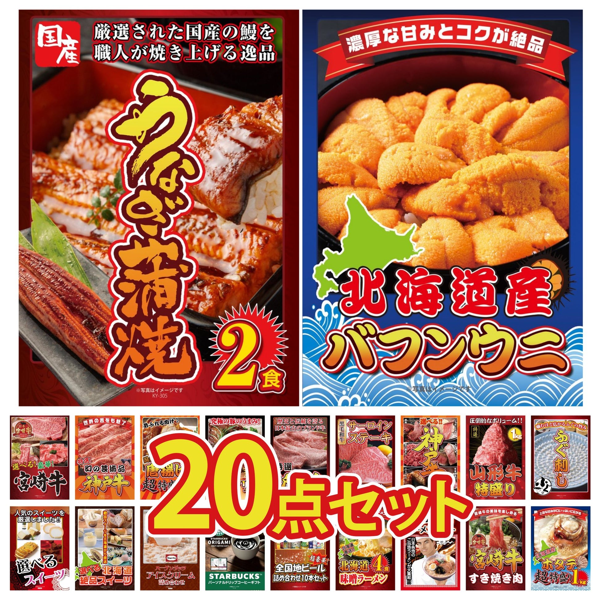 北海道 塩水バフンウニ(100g) 20点セット(KY-317)