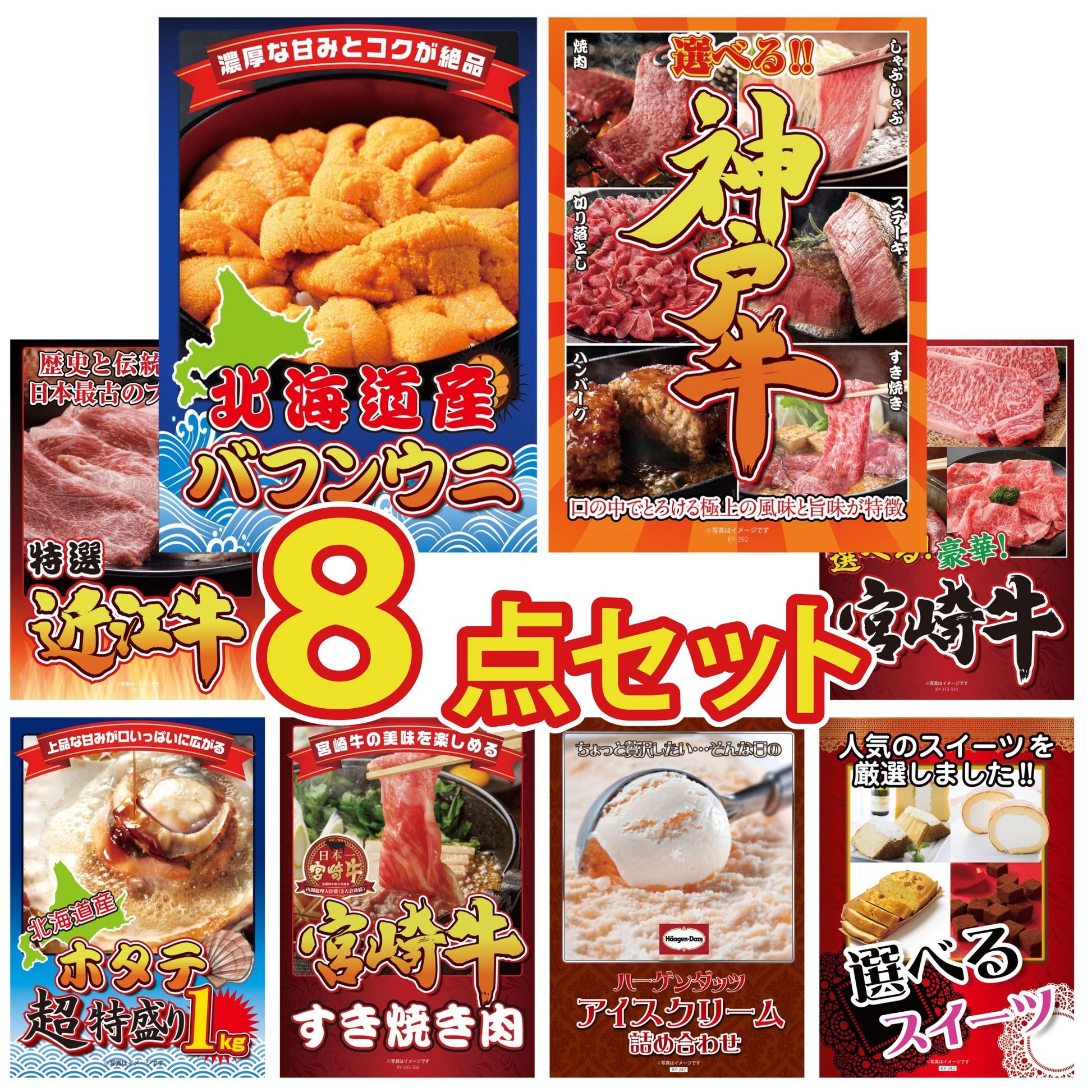 北海道 塩水バフンウニ(100g) 8点セット(KY-317)