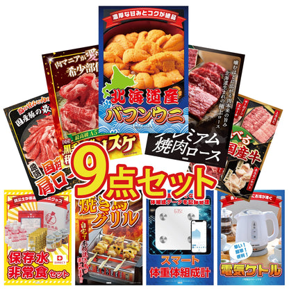 北海道 塩水バフンウニ(100g) 9点セット(KY-317)