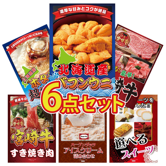 北海道 塩水バフンウニ(100g) 6点セット(KY-317)