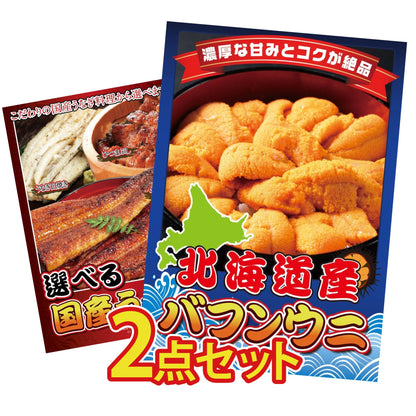 北海道 塩水バフンウニ(100g) 2点セット(KY-317)
