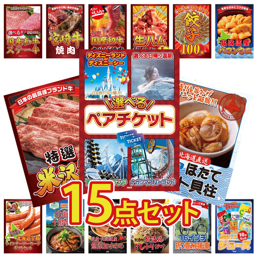 選べるテーマパークペアチケット 15点セット(KY-651)