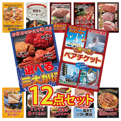 選べるテーマパークペアチケット 12点セット