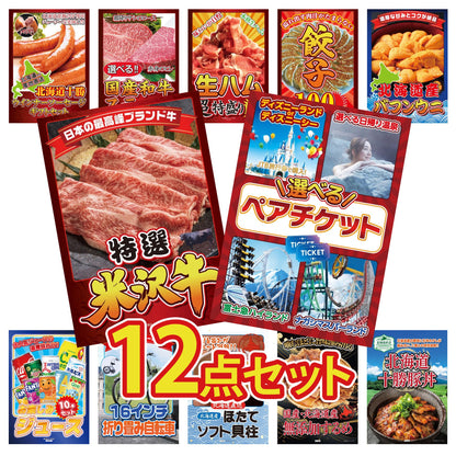 選べるテーマパークペアチケット 12点セット(KY-651)