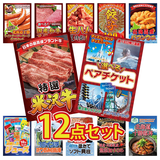 選べるテーマパークペアチケット 12点セット(KY-651)