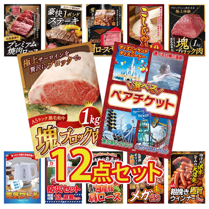 選べるテーマパークペアチケット 12点セット(KY-651)