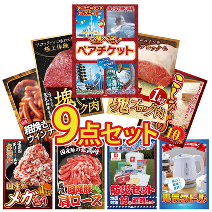 選べるテーマパークペアチケット 9点セット(KY-651)