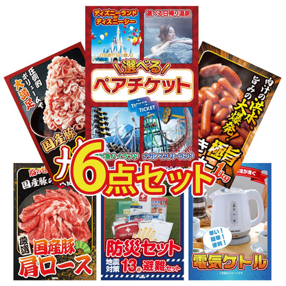 選べるテーマパークペアチケット 6点セット(KY-651)