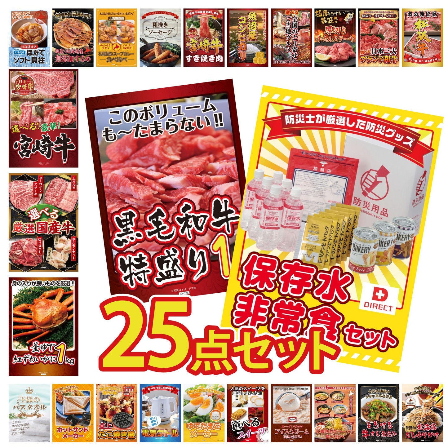 DIRECT 非常食セット 25点セット