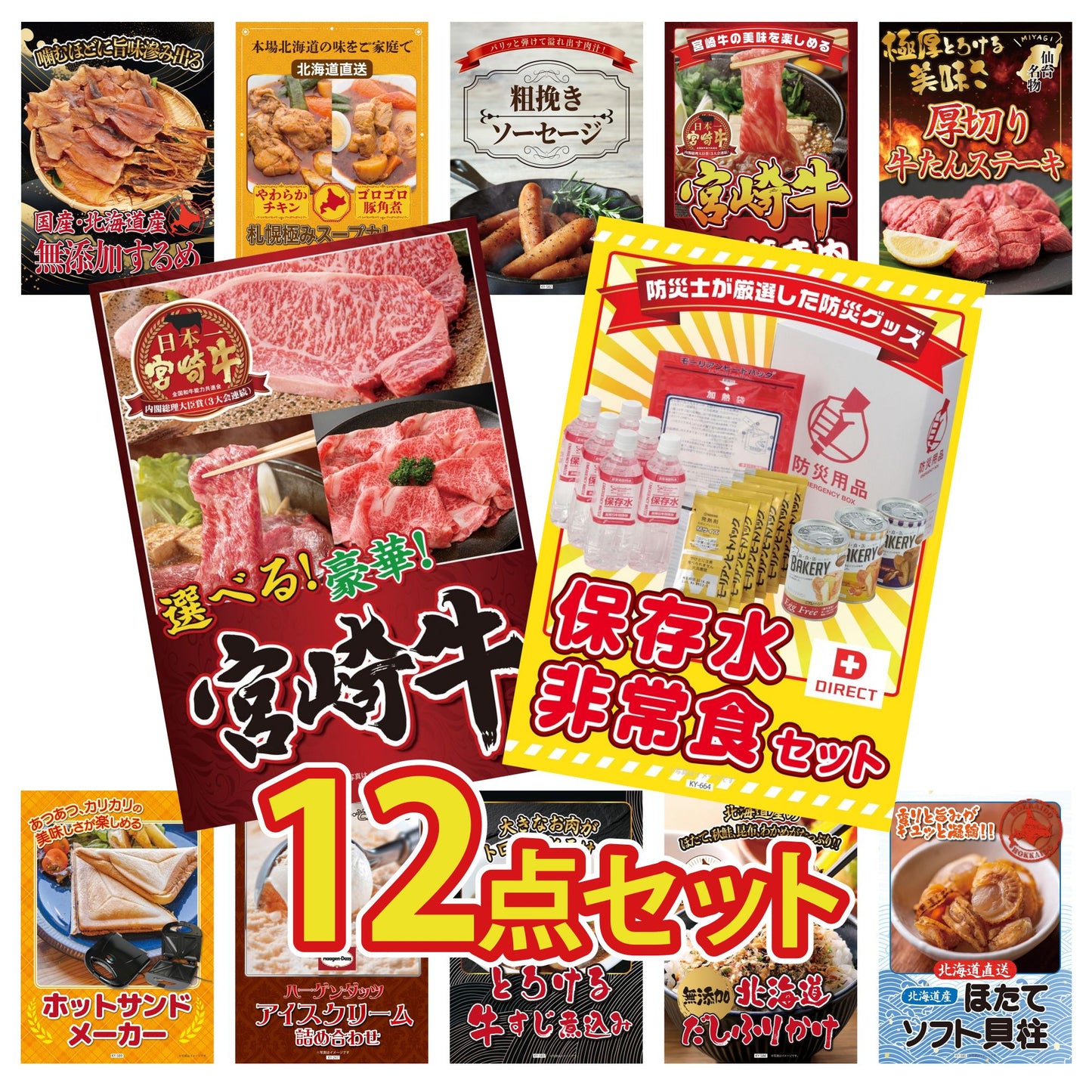 DIRECT 非常食セット 12点セット