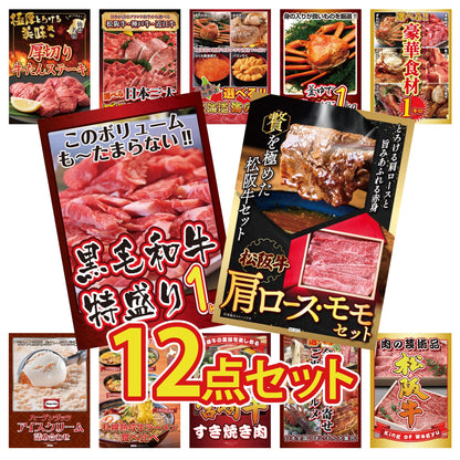 松阪牛 肩ロース・モモセット 12点セット(KY-673i1)